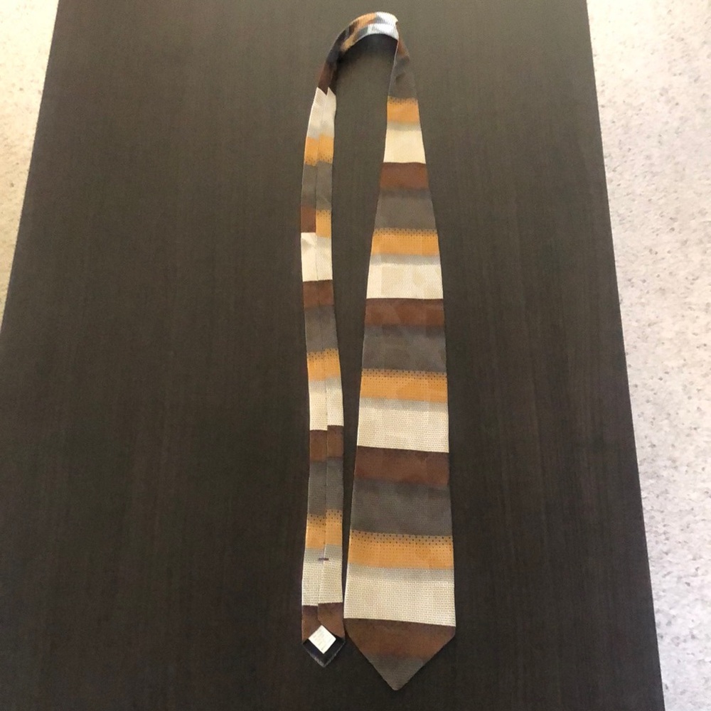 Honors tie 56 inches long Brown/Olive/Bronze/Taupe